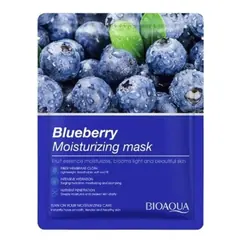BIOAQUA Blueberry Moisturizing Sheet Mask - 25g - 6976068956563 - Rokomari